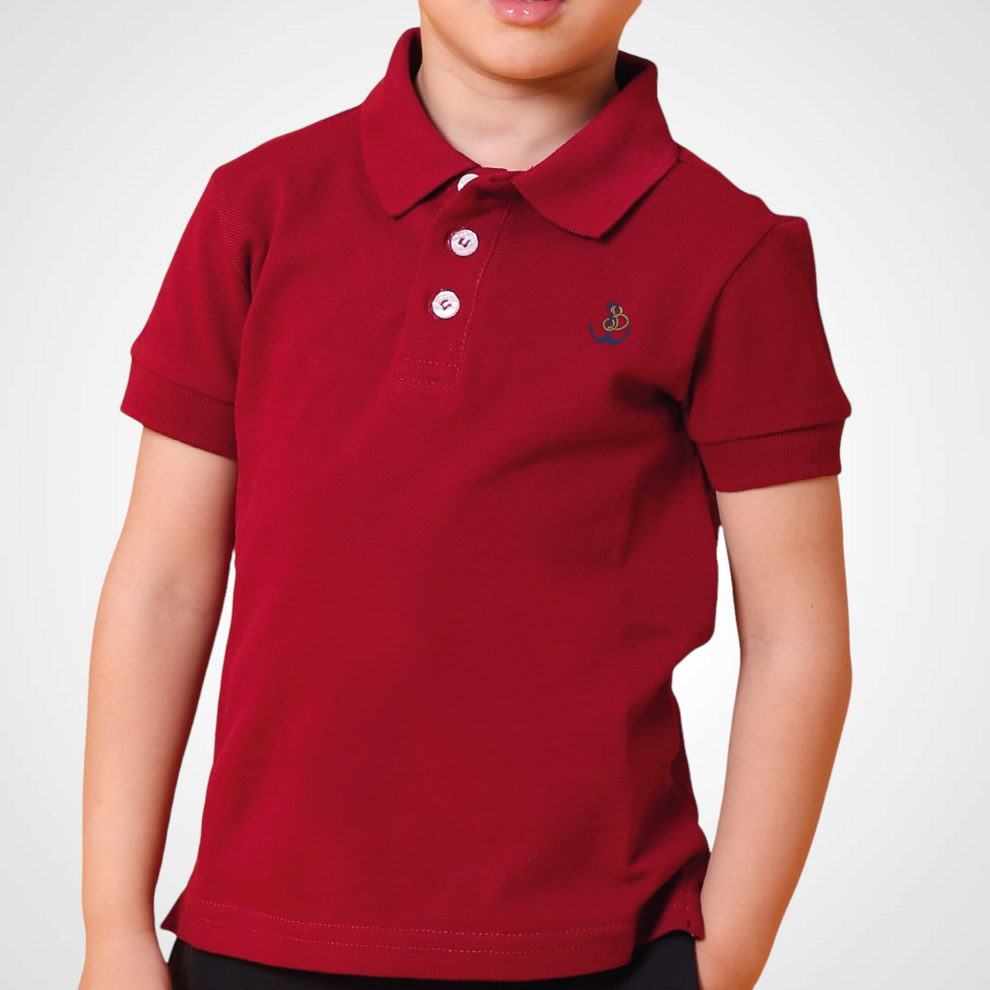 Polo 'Rouge Grenat'