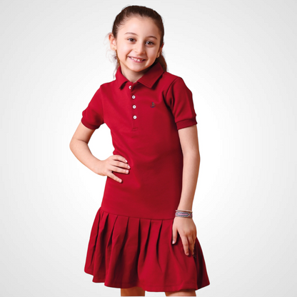 Robe Polo 'Rouge Grenat'