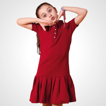 Robe Polo 'Rouge Grenat'